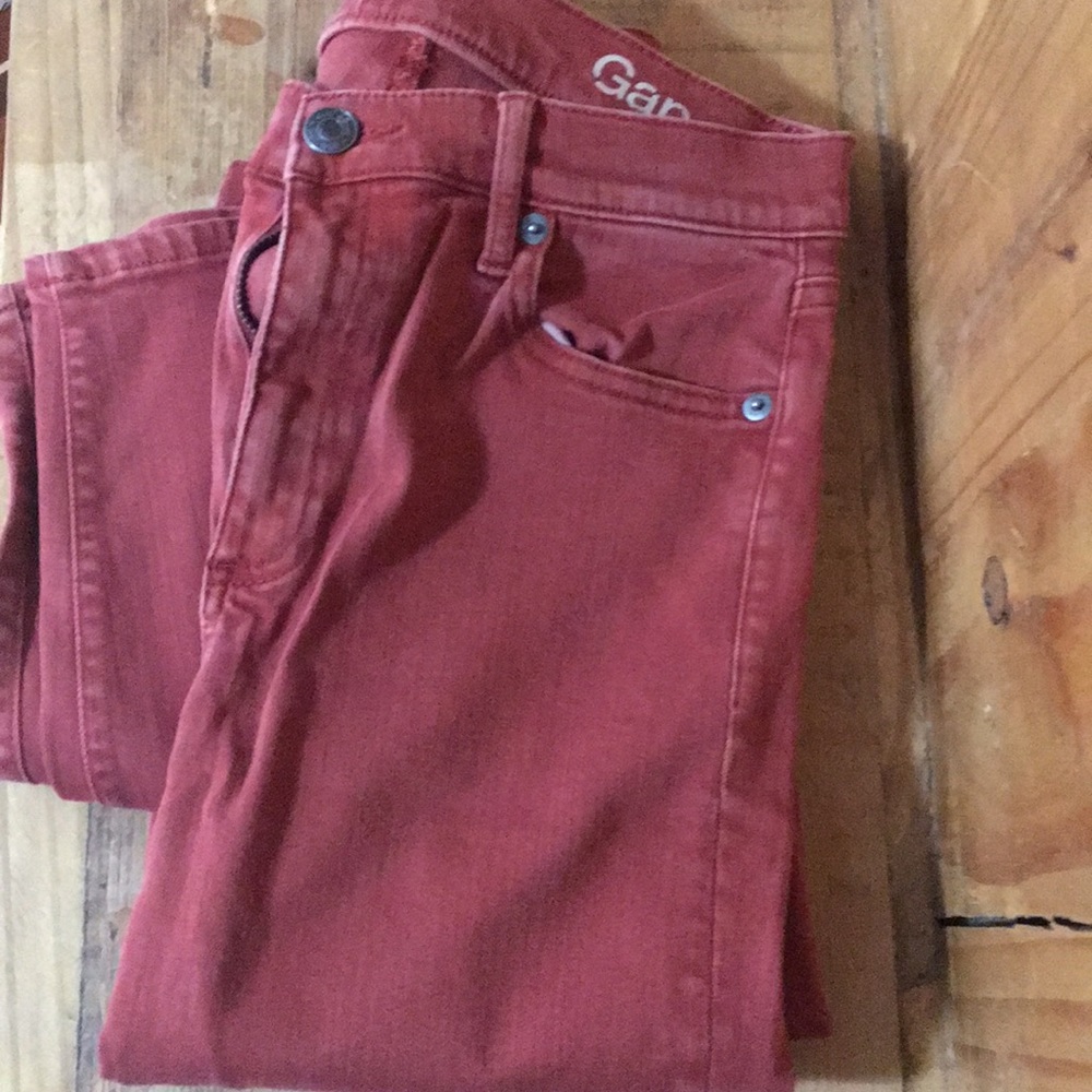 Burnt orange Skinny jeans